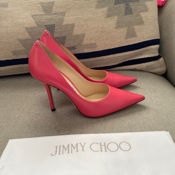 Jimmy Choo Love 100 bubble Pink NWT 35 - Picture 6 of 12